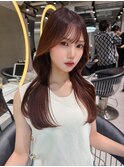 レイヤーカット/韓国/髪質改善/縮毛矯正/シースルーバング/