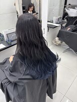 アライブ ハラジュク(ALIVE harajuku)&nbsp;【ALIVE 夕貴】ブルーグラデーションカラー