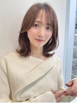 ケーツー エソラ池袋店(K-two)&nbsp;レイヤーカットスタイル*ミディアムヘア*白髪染め*30代40代50代