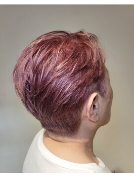 松本平太郎美容室 吉祥寺パートファイブ(PART5) ツーブロックショート×イノアカラー