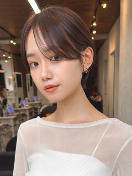 ダム(DaM) 30代40代小顔ヘア簡単スタイリングくせ毛カバー丸みショート