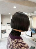 ミニウルフまるみ艶ボブ