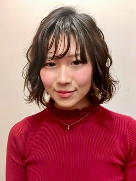 ウォーターリリー(Water Lily) ふんわりカールの小顔ボブ