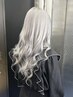 【1日でハイトーンカラー♪】２回ホワイトケアブリーチ＋カラー＋補修TR 