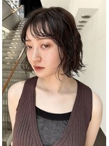 トリッカ 銀座(tricca)&nbsp;ボブパーマ/ウェーブヘア/イメチェン/簡単スタイリング