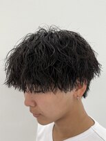 ビカムメンズヘアー 栄店(become men's hair)&nbsp;刈り上げない縦落ちツイストスパイラルパーママッシュ名古屋栄