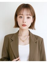 アッシュ 二子玉川店(Ash)&nbsp;シースルーフルバングタッセルボブ