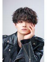 オーシャントーキョー 原宿(OCEAN TOKYO)&nbsp;波巻きパーマメンズシャドウパーマスパイラルパーマツーブロック