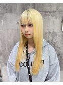 ブロンド/抜きっぱなし
