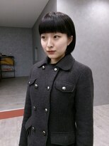 ジュール(JOULE'S)&nbsp;ミニマムボブにブラック系のパープルカラー