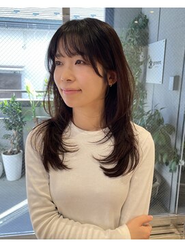 グリーン 町田(green) 【ミディアム】ざっくりくびれハイレイヤー