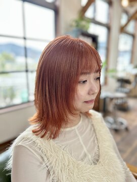 可愛いさ満点！！オレンジベージュ