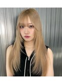 h30 ミルクティーベージュ表参道ザクザクレイヤー