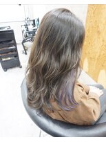 ヘアテリア リュウ 大塚(hair teria ryu) インナーカラー/ラベンダー/ロングレイヤー