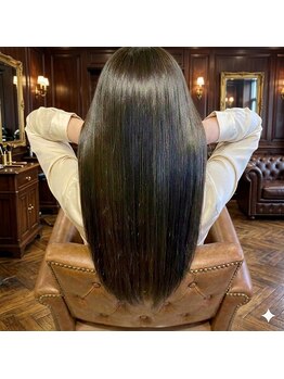 ファブ(fab)の写真/【特別価格!!酸性ストレート+Cut￥12900】自分史上最高の美しく柔らかなシルエットに♪こだわりの薬剤を使用