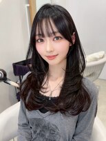 ノエシキカ(noe sikika)&nbsp;ロングレイヤー/韓国/レイヤーカット/ダブルカラー/栄e64