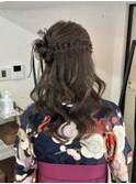 卒業式ヘアセット