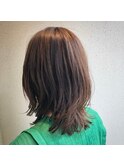 外ハネスタイル