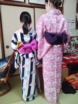 小林着付教室&nbsp;親子浴衣スタイル