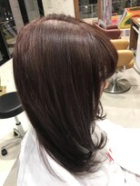 ヘアサロンヒナタ(hair salon Hinata) レッド系カラー