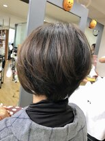 やまぐち理美容室 ショートボブ〈十和田南駅/鹿角市/髪質改善/メンズ〉