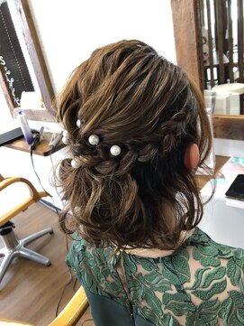 ウイングハーツ 石岡店(WING HEART'S) ヘアセット ハーフアップ