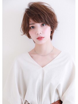パシフィックダズールコパン(Pacific Dazzle copain) 【PD神戸】大人可愛い☆ハンサムショート耳かけサイドブルージュ