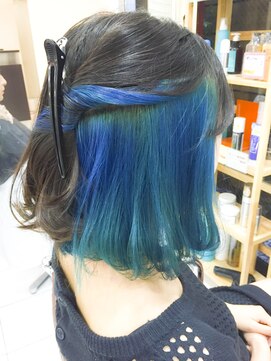 デイズ(days) 人気のインナーデザインカラーブルーカラー10代/20代　原宿