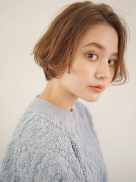 パール(PearL) 《PearL》シアーベージュの抜け感ボブパーマ