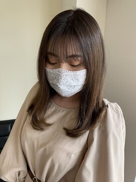 リンネ(Rinne) シースルーバング×ミディアムレイヤー