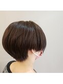 奥行きプラスで首細ショート