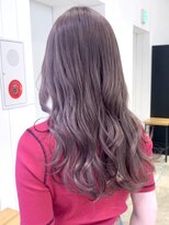 アイティーバイアルバム 藤沢店(IT by ALBUM)&nbsp;ラベンダーロング_ミニウルフテラコッタくすみブルー_ba324631