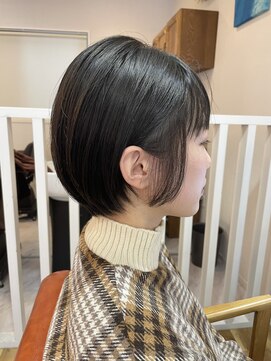 ヘアーリビングリコ 新潟笹口店(hair living Liko) 骨格修正ショートボブ♪