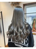ツヤツヤアッシュロング