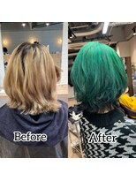 コワファーストナガサキシャンプーボーイ(COIFF1RST NAGASAKI SHAMPOO BOY)&nbsp;グリーン×ブラック☆