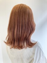 ネオヘアー 曳舟店(NEO Hair)&nbsp;オレンジベージュ/クゴウ/くびれヘア/デザインカラー/曳舟