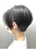 ネイビーブラック×長持ちショート×似合わせカット