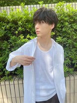 キュー(Cue_)&nbsp;メンズマッシュニュアンスパーマメンズカット（表参道原宿）