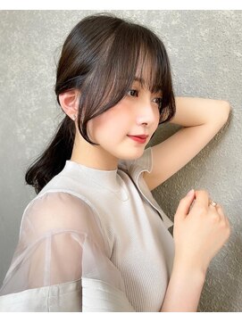 ロンド マーレ 天神大名店(Lond mare) 韓国くびれヘア/フェミニンロング/韓国ヘア/チェリーブラウン