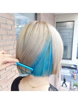 サロンドミルク 原宿(salon de MiLK) インナーアクアブルー