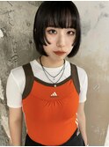 ボブ×姫カット