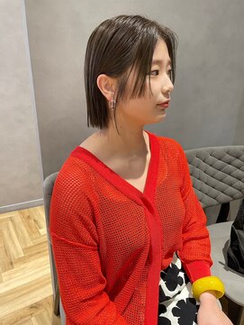 ジルバイジアン(JILL by GIEN) 酸性ストレート シークレットハイライト オリーブ @sarina