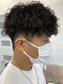 フィフス 栄(fifth) ツイストスパイラルパーマメンズパーママッシュウルフフェード