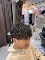 アイズ 海老名(AIZU)&nbsp;ツイストスパイラルパーマ　アイロン風　王道マッシュ　理容室