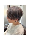 ブリーチ1回で作る透明感グレージュ
