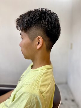 ソイクフ(SOY KUFU) MEN’S HARE アッシュブラックベリーショート