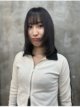 エトネ ヘアーサロン 仙台駅前(eTONe hair salon) medium【レイヤー×内巻きミディアム】