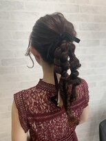 クラッチバイシオンアグリゲイト(CLUTCH by Zi-on aggregate)&nbsp;編み込みツイン×セミロングヘア