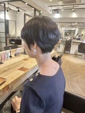 ファイブシーン アオヤマ(5SCENE AOYAMA) ショートパーマショートカット前髪あり前髪なし20代30代40代