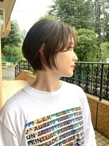 ノエル ヘアー アトリエ(Noele hair atelier) ひし形シルエットのネープレスショート